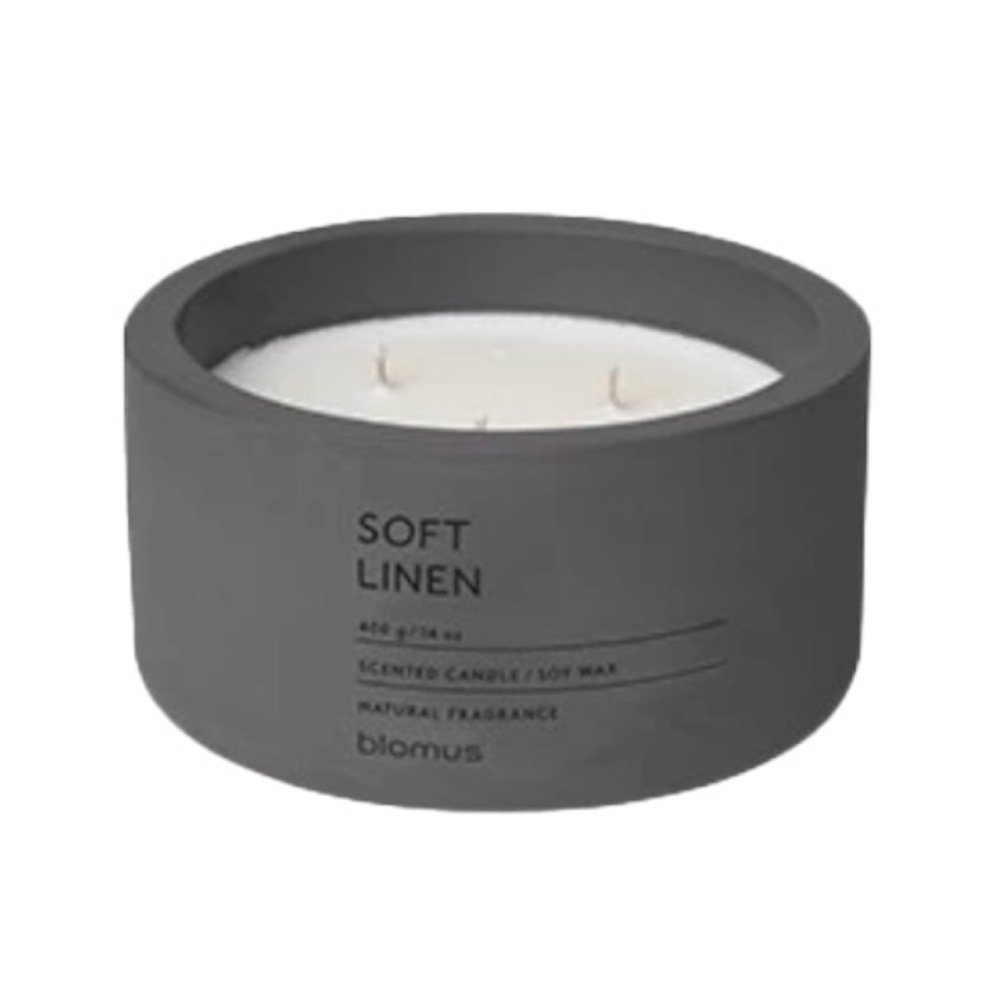 BLOMUS - Bougie parfumée -FRAGA - SOFT LINEN